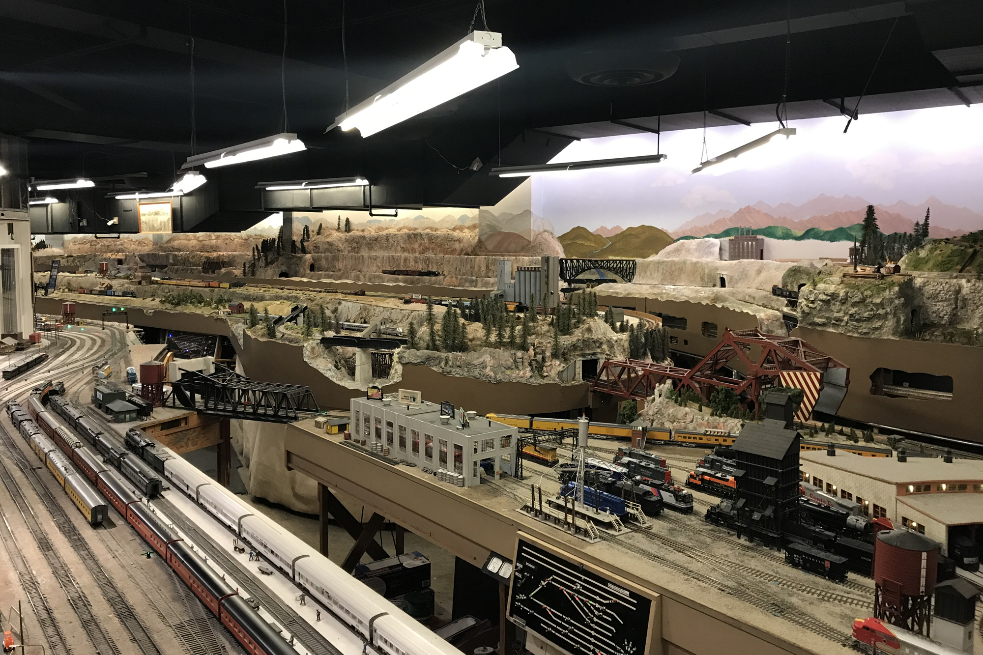 San Diego Model Railroad Association Cabrillo Southwest O scale layout