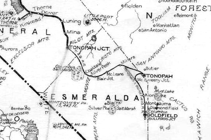 Steve Bradley's HO and HOn3 (narrow gauge) prototype map.